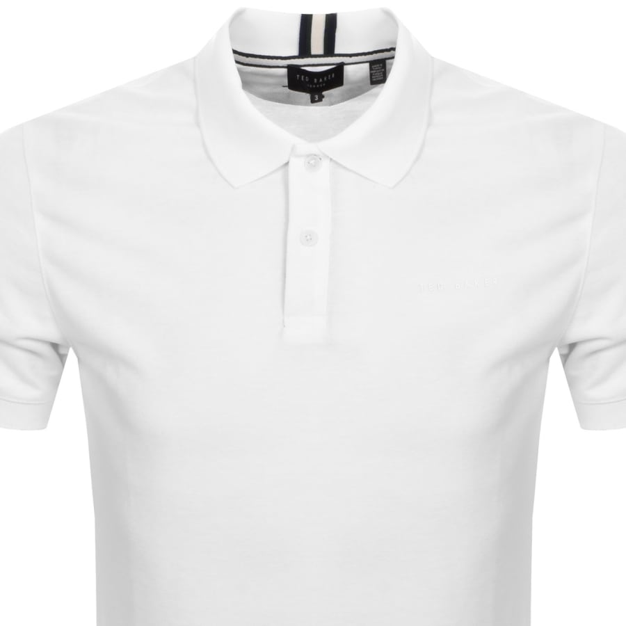 Ted Baker Karty Polo T Shirt White Mainline Menswear Canada